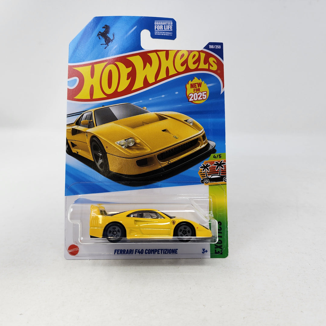 ミニカー Hotwheels 2025 Ferrari F40 competizione 2025 Hot Wheels Ferrari F40 Competizione Yellow , Opened Un