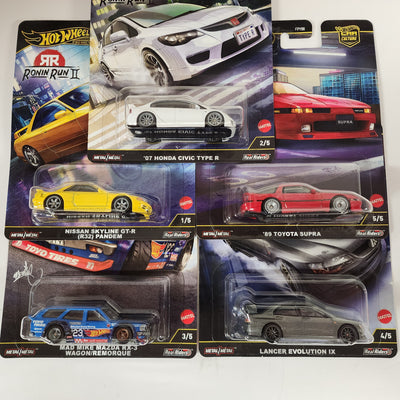 Ronin Run 2 * 5 Car Set * 2025 Hot Wheels Car Culture RONIN RUN 2 * Case M