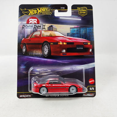 '89 Toyota Supra * RED * 2025 Hot Wheels Car Culture RONIN RUN II Case M