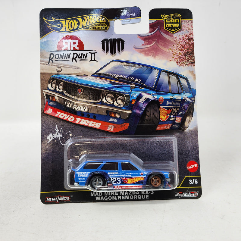 Mad Mike Mazda RX-3 Wagon * 2025 Hot Wheels Car Culture RONIN RUN II Case M