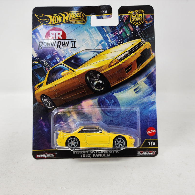 Nissan Skyline GT-R R32 Pandem * 2025 Hot Wheels Car Culture RONIN RUN II Case M
