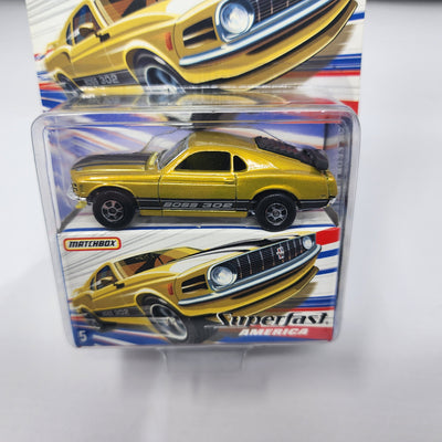 1970 Ford Mustang Boss 302 #5 * Matchbox Superfast America