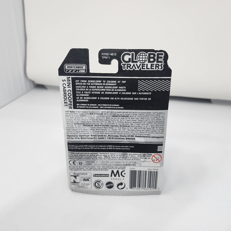 Mini Cooper S Cabriolet * Matchbox Globe Travelers