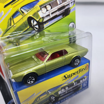 1968 Mercury Cougar 62 * Green * Matchbox Superfast