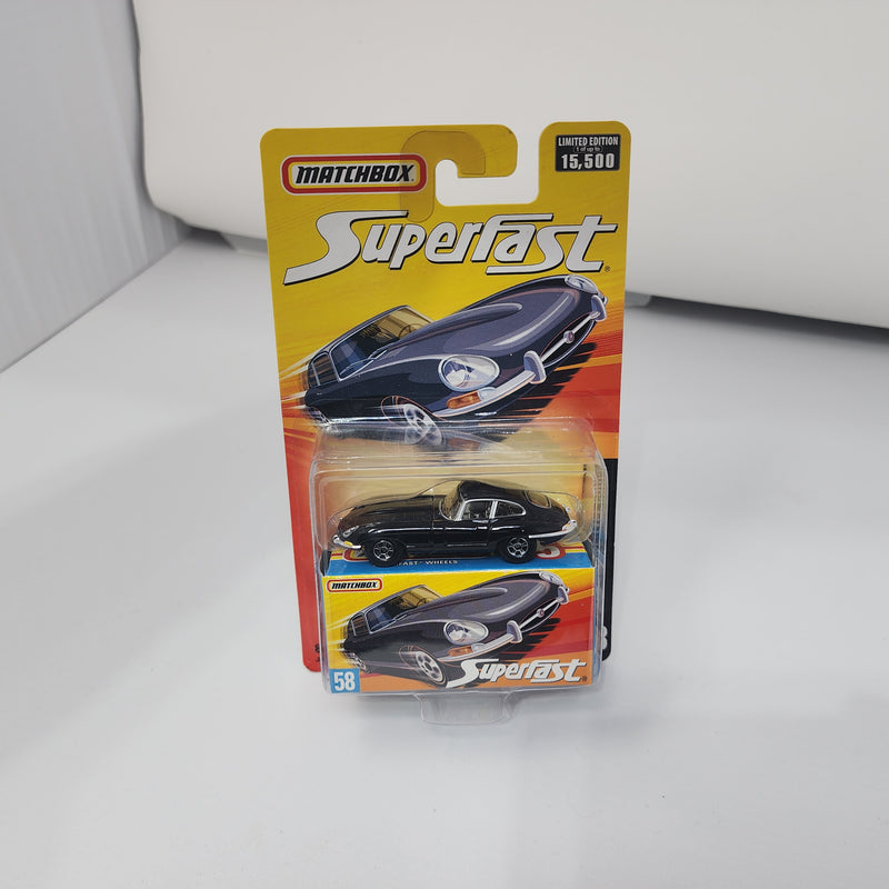1961 Jaguar E-Type Coupe 58 * Matchbox Superfast