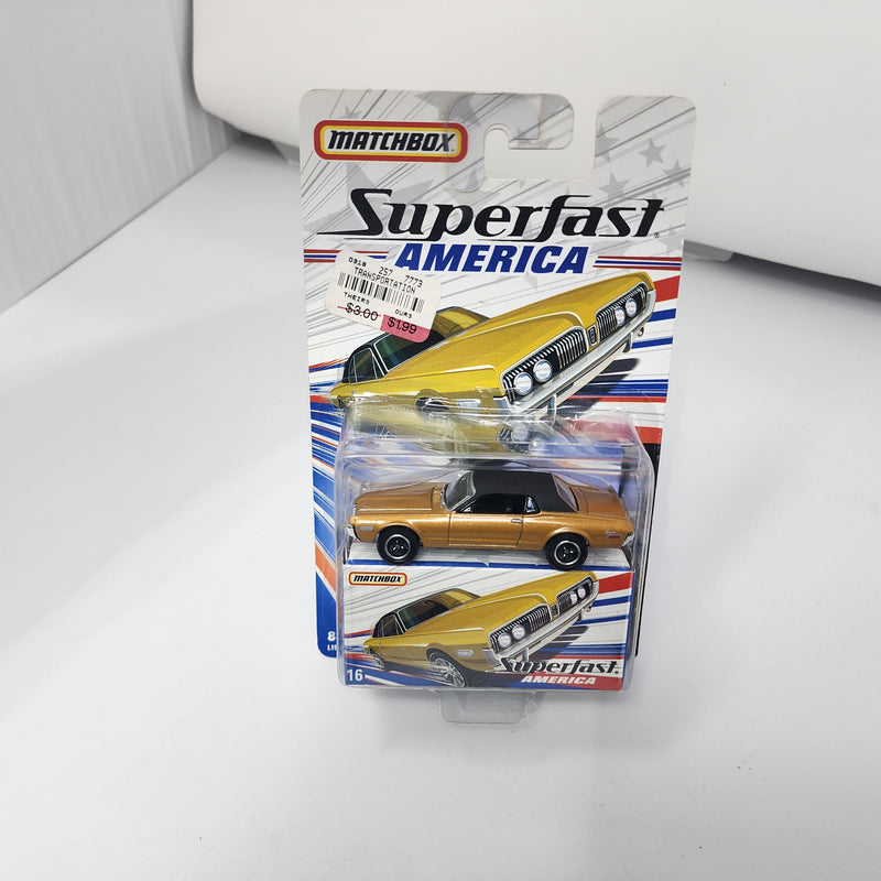 1968 Mercury Cougar 16 * Matchbox Superfast America