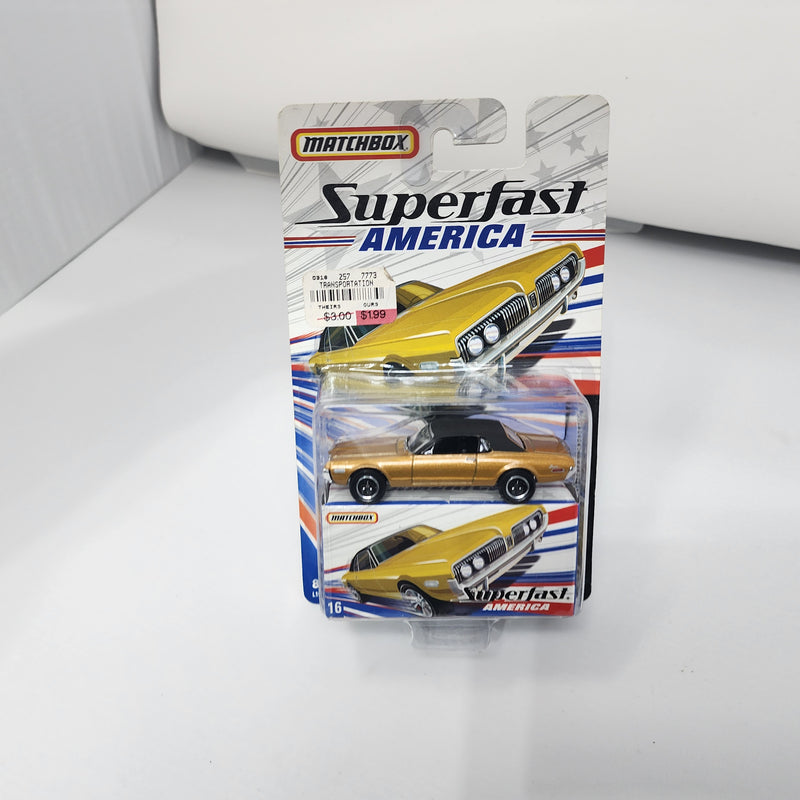 1968 Mercury Cougar 16 * Matchbox Superfast America