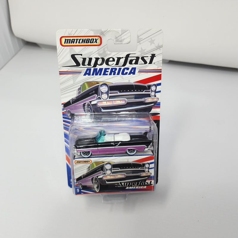 1957 Lincoln Premiere 9 * Matchbox Superfast America