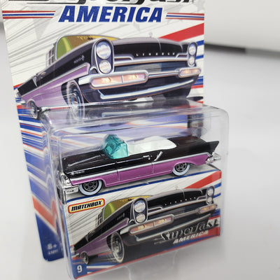 1957 Lincoln Premiere 9 * Matchbox Superfast America