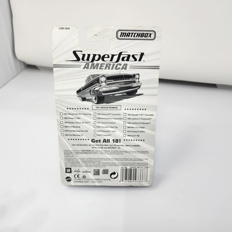 1957 Lincoln Premiere 9 * Matchbox Superfast America