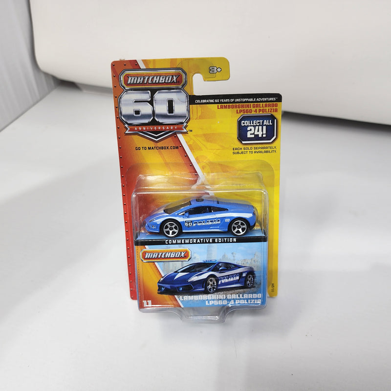 Lamborghini Gallardo LP560-4 Polzia 11 * Matchbox 60th Anniversary