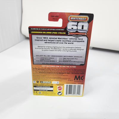 Lamborghini Gallardo LP560-4 Polzia 11 * Matchbox 60th Anniversary