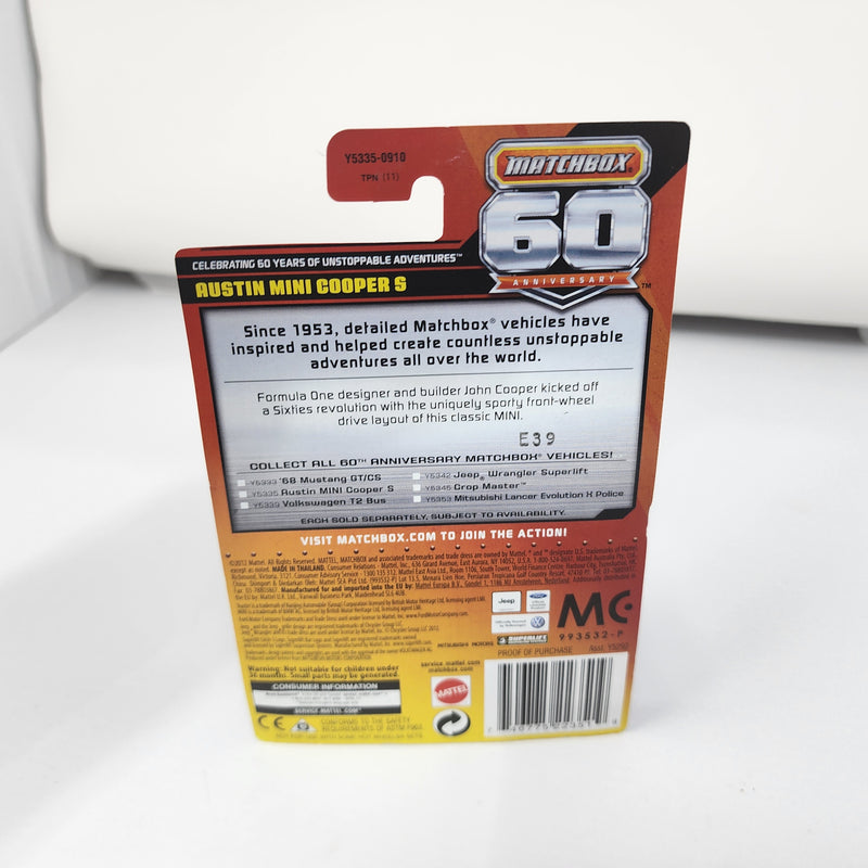 Austin Mini Cooper S * Matchbox 60th Anniversary