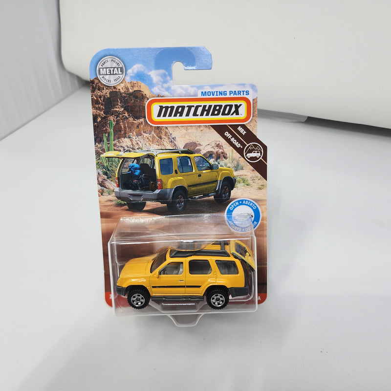 2000 Nissan Xterra * YELLOW * Matchbox Moving Parts