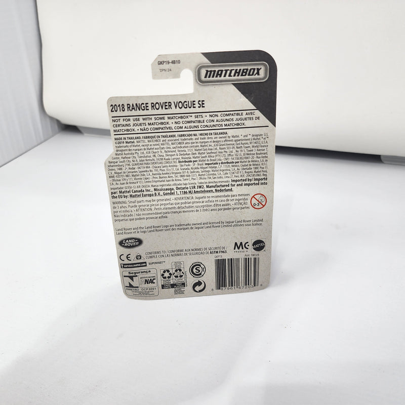 2018 Range Rover Vogue SE * Black * Matchbox Moving Parts