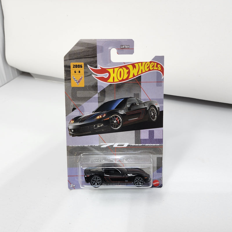 C6 Corvette * Black * Hot Wheels 70th Anniversary Corvette