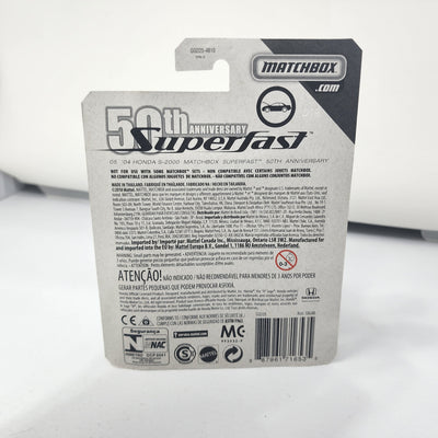 '04 Honda S-2000 * Yellow * Matchbox Superfast 50th
