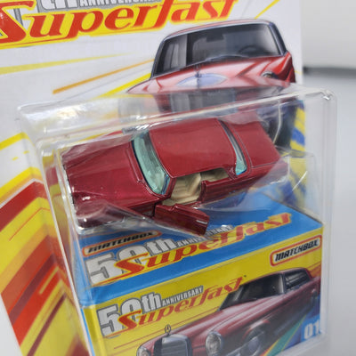 Mercedes-Benz 220SE * Burgundy * Matchbox Superfast