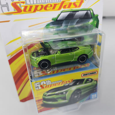 '17 Chevy Camaro * Green * Matchbox Superfast 50th