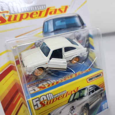 '65 Volkswagen Type 3 Fastback 10 * White * Matchbox Superfast 50th