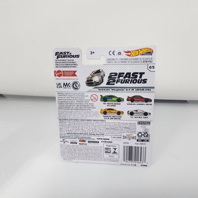 Nissan Skyline GT-R BNR34 4/5 * Hot Wheels Fast & Furious