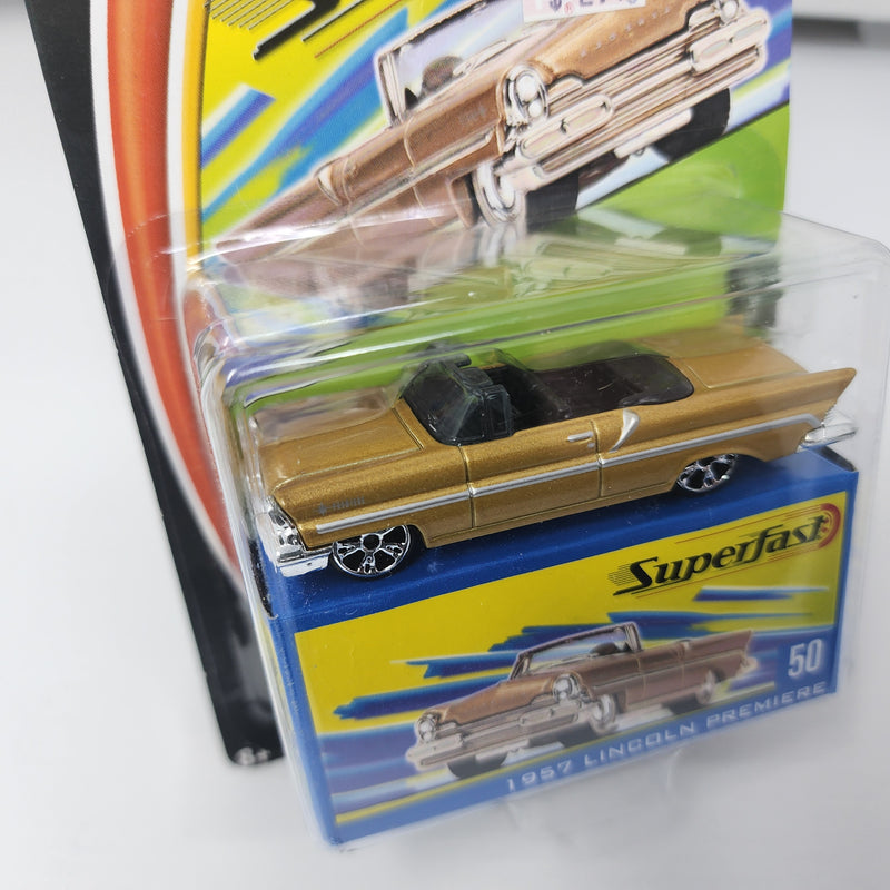 1957 Lincoln Premiere 50 * Gold * Matchbox Superfast