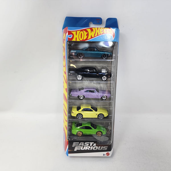 5 Pack * 2025 Hot Wheels Fast & Furious w/ Silvia, Porsche GT3, Impala