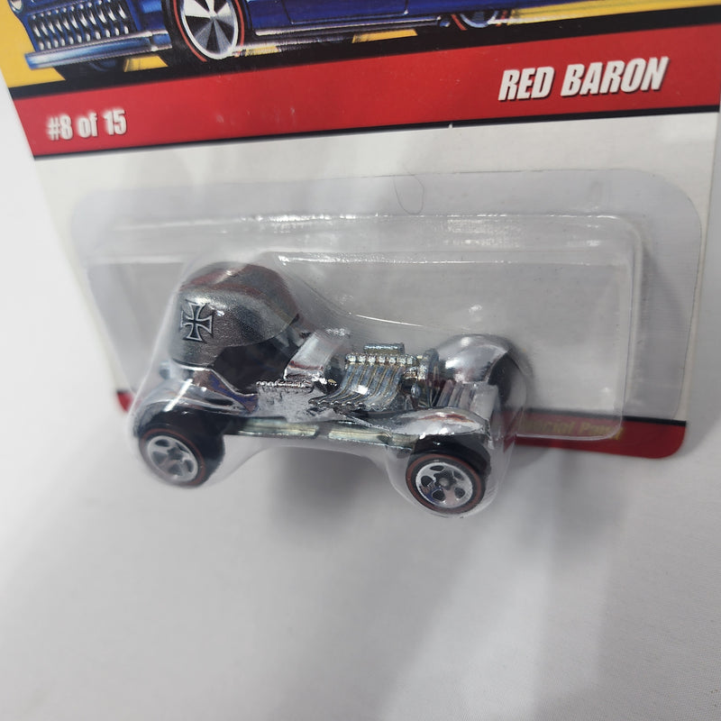 Red Baron 8 * Chrome* Hot Wheels Classics