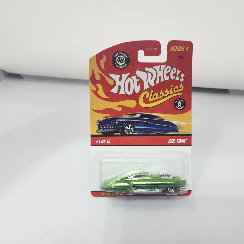Evil Twin 1 * Green * Hot Wheels Classics