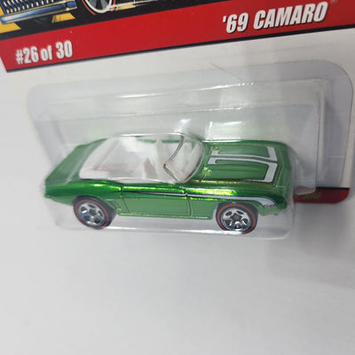 '69 Camaro 26 * Green * Hot Wheels Classics