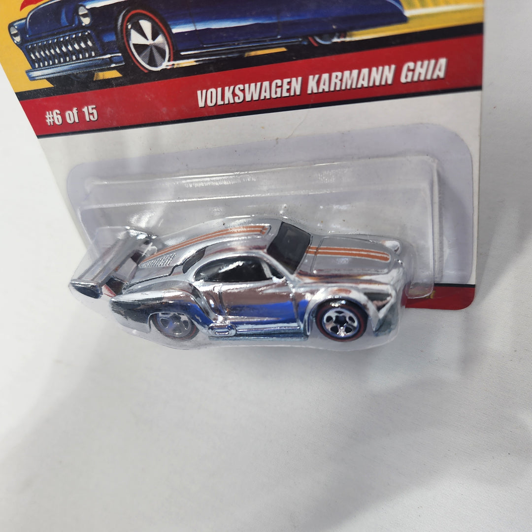 Volkswagen Karmann Ghia 6 * Chrome * Hot Wheels Classics