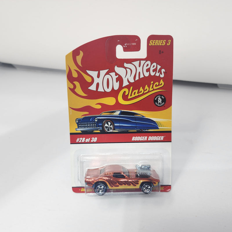 Rodger Dodger 28 * Orange * Hot Wheels Classics