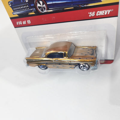 '56 Chevy 14 * Gold * Hot Wheels Classics