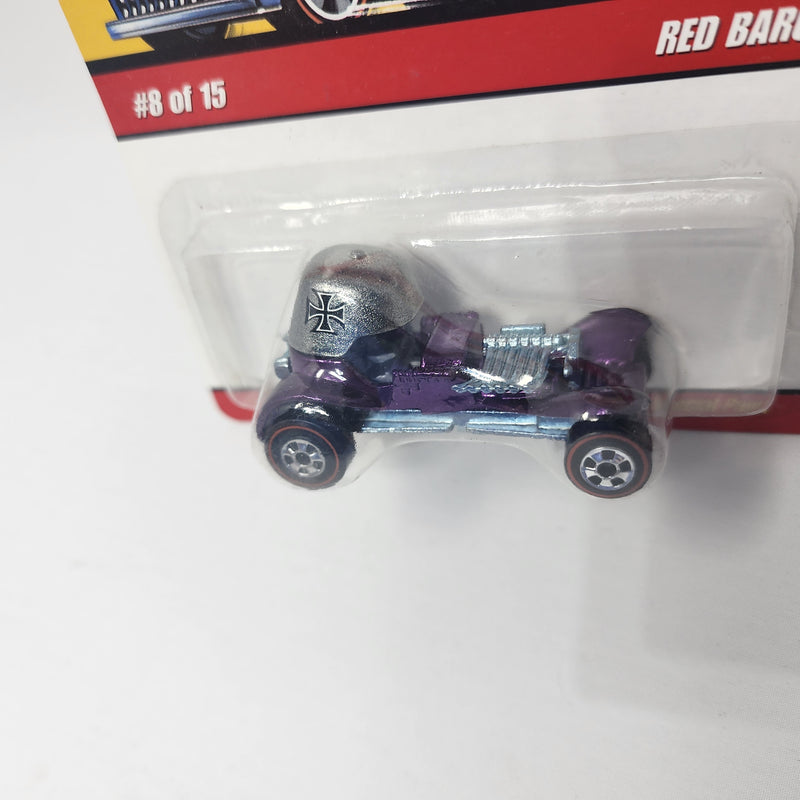 Red Baron 8 * PURPLE * Hot Wheels Classics