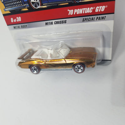 '70 Pontiac GTO 8 * Gold * Hot Wheels Classics