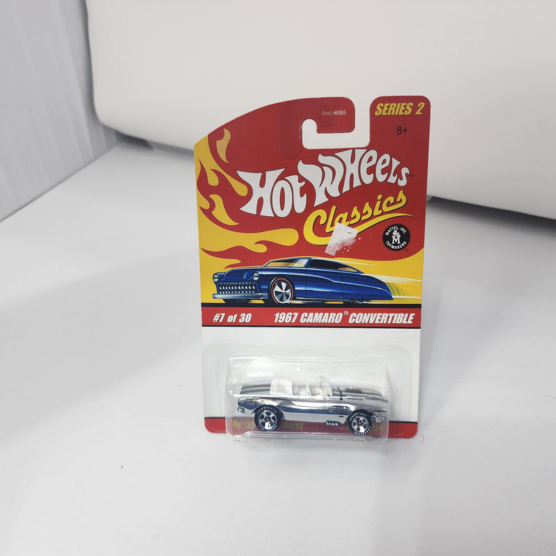 1967 Camaro Convertible 7 * Chrome * Hot Wheels Classics