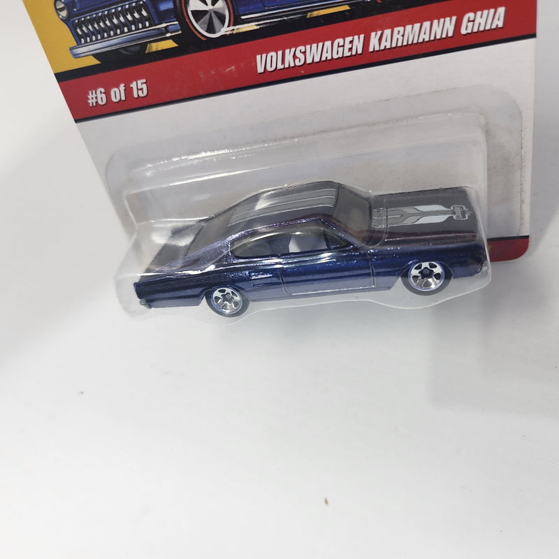 Dodge Charger Error Card has Karmann Ghia * Hot Wheels Classics