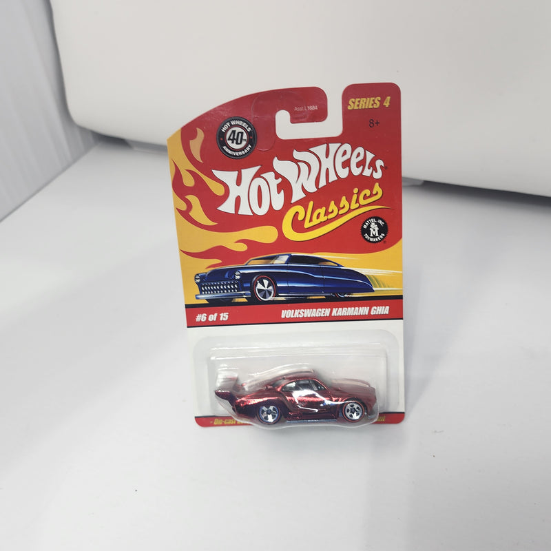 Volkswagen Karmann Ghia * RED * Hot Wheels Classics