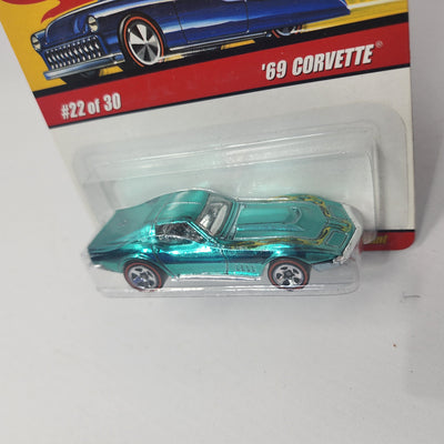 '69 Corvette #22 * Green * Hot Wheels Classics