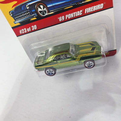 '69 Pontiac Firebird #23 * Green * Hot Wheels Classics