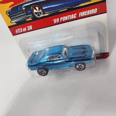 '69 Pontiac Firebird #23 * Blue * Hot Wheels Classics