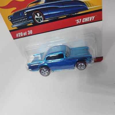 '57 Chevy #20 * Blue * Hot Wheels Classics