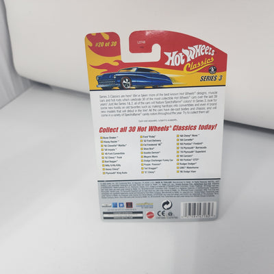 '57 Chevy #20 * Blue * Hot Wheels Classics