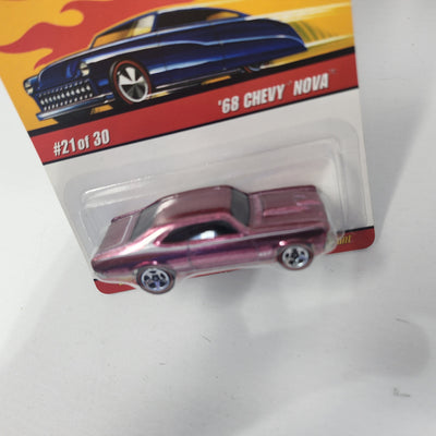 '68 Chevy Nova #21 * Pink * Hot Wheels Classics