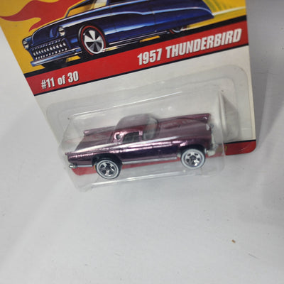 1957 Thunderbird #11 * Purple * Hot Wheels Classics