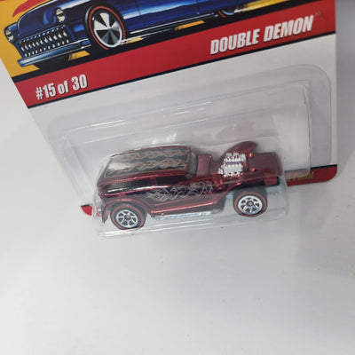 Double Demon #15 * RED * Hot Wheels Classics