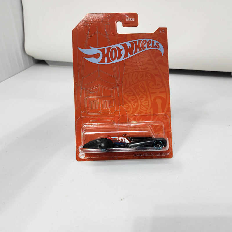 Cadillac Fleetwood * Hot Wheels Orange & Blue 53rd Anniversary