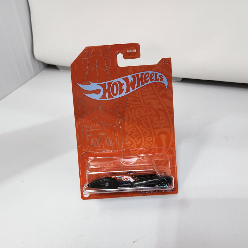 Cadillac Fleetwood * Hot Wheels Orange & Blue 53rd Anniversary