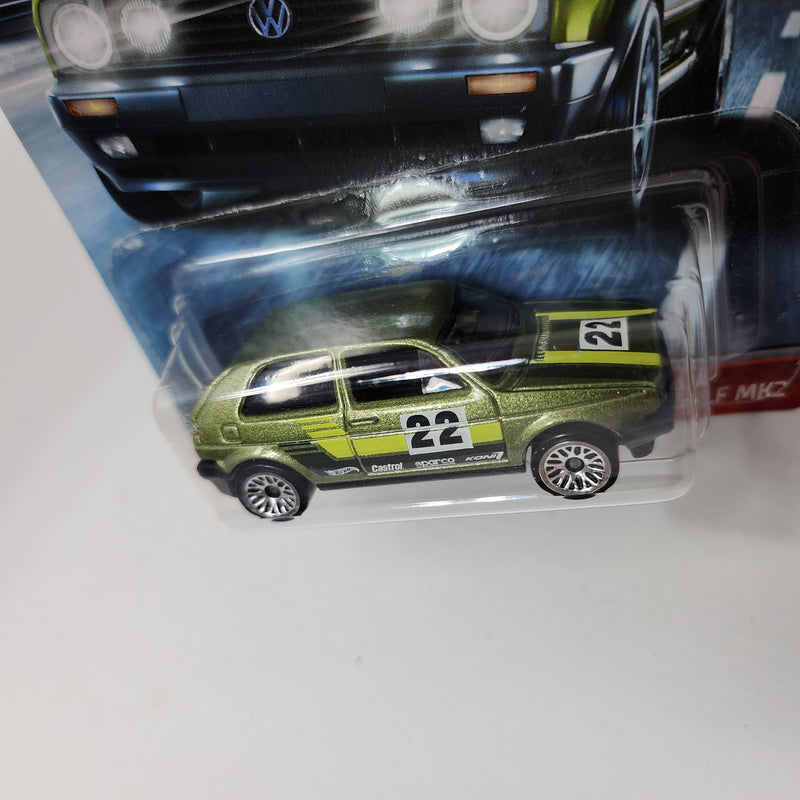Volkswagen Golf MK2 * Green * Hot Wheels Street Racers