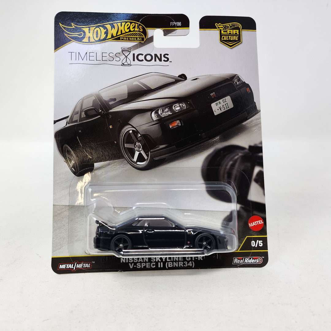 ミニカー HotWheels Nissan GT-R V-Spec chase car Nissan Skyline GT-R V-Spec * BLACK CHASE * 2025 Hot Wheels Car
